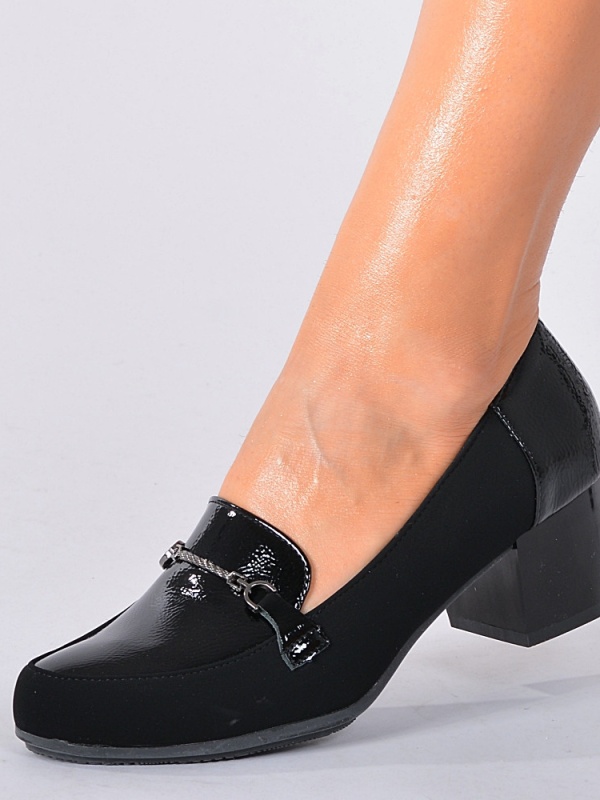 Pantofi Cu Toc Dama Brandy 2 Negri