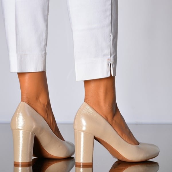 Pantofi Cu Toc Dama Paola Aurii- Need 4 Shoes