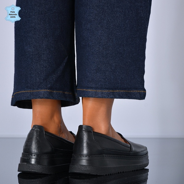Pantofi Dama Piele Naturala Maira 2 Negri - Need 4 Shoes