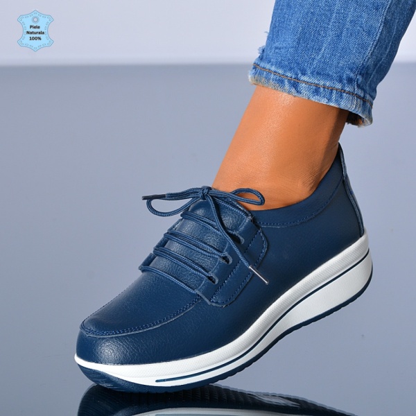Pantofi Dama Piele Naturala Santa Navy- Need 4 Shoes