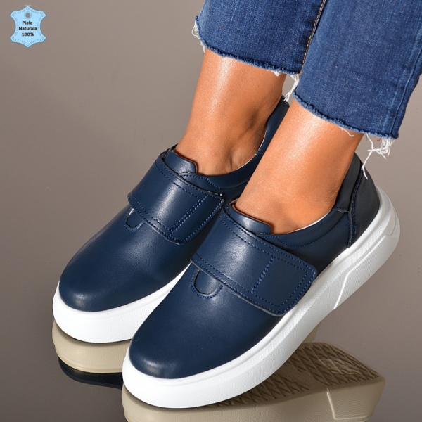 Adidasi Dama Piele Naturala Belen Navy- Need 4 Shoes