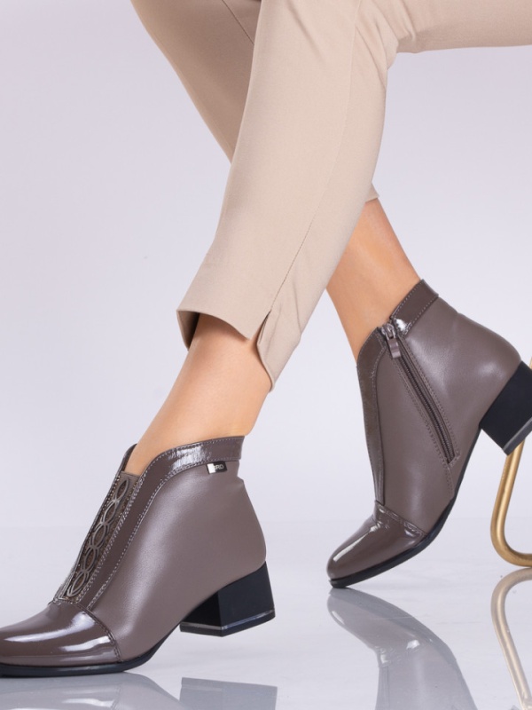 Botine Hermina 2 Gri - Need 4 Shoes