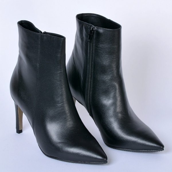 Botine Piele Naturala Marlyn Negre- Need 4 Shoes