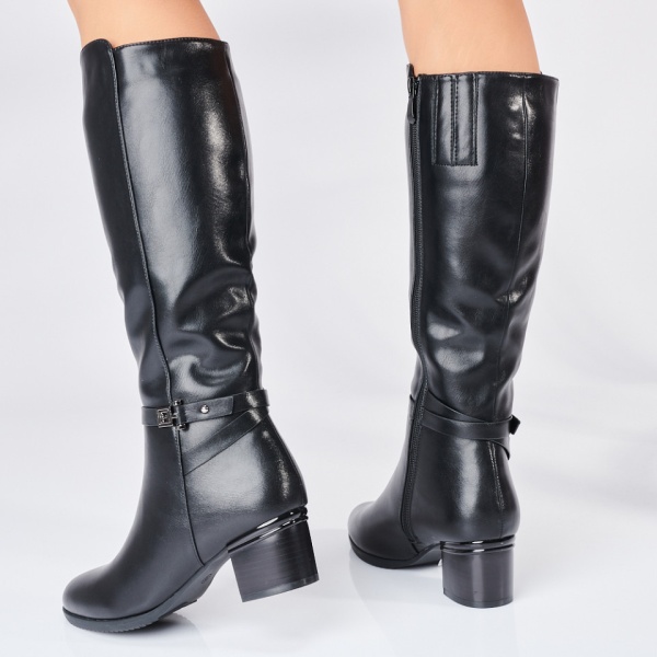 Cizme Dama Imblanite Natalia Negre - Need 4 Shoes