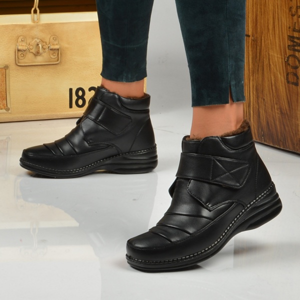 Ghete Dama Imblanite Aurora 4 Negre - Need 4 Shoes