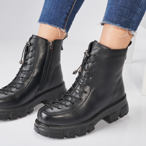 Ghete Dama Imblanite Roya Negre - Need 4 Shoes