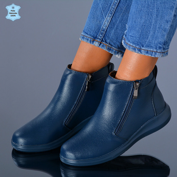 Ghete Dama Piele Naturala Gratyela Navy