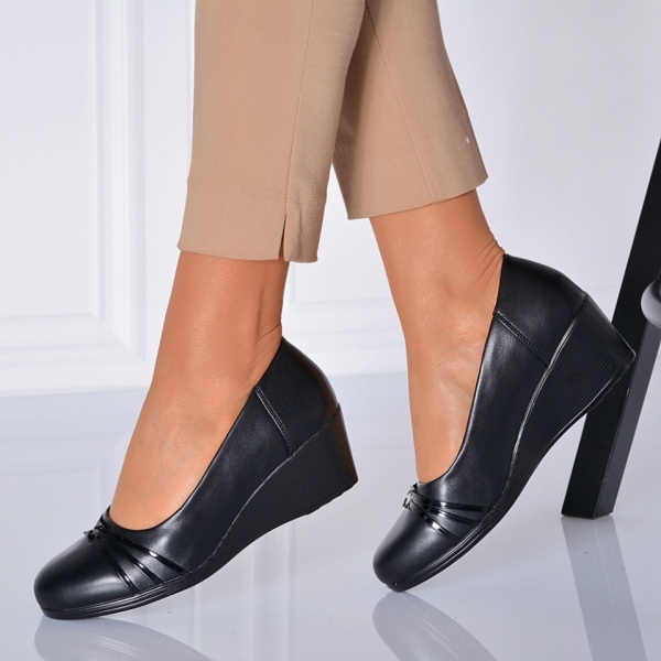 Pantofi cu platforma Alesy 2 Negri - Need 4 Shoes