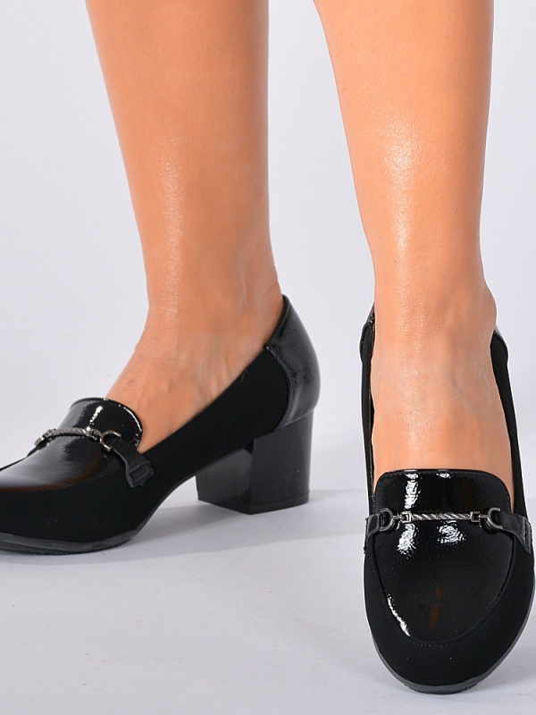 Pantofi Cu Toc Dama Brandy 2 Negri