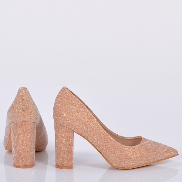 Pantofi Cu Toc Dama Catinca Roze
