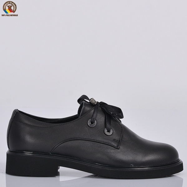 Pantofi Dama Piele Naturala Fancy Negri- Need 4 Shoes