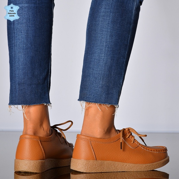 Pantofi Dama Piele Naturala Zora 3 Camel- Need 4 Shoes