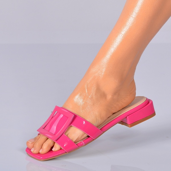 Papuci Cu Toc Abby Fuchsia- Need 4 Shoes