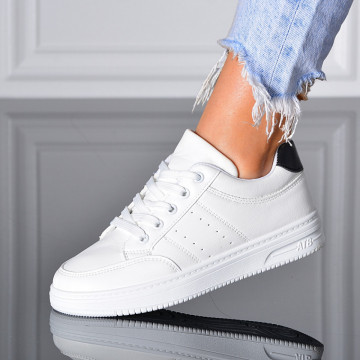 Adidasi Dama Inna Alb/Negru- Need 4 Shoes