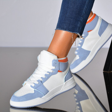 Adidasi Dama Judy Alb/Albastru- Need 4 Shoes
