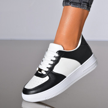 Adidasi Dama Loka Negru/Alb- Need 4 Shoes