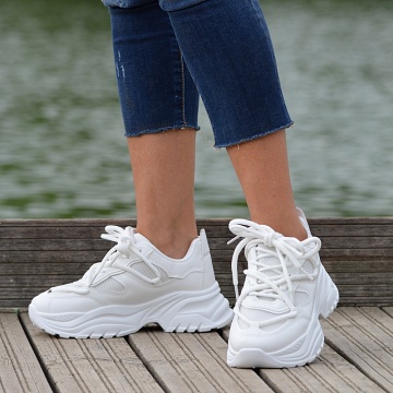 Adidasi Dama Palmer Albi- Need 4 Shoes