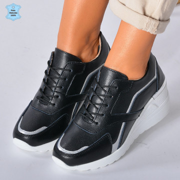 Adidasi Dama Piele Naturala Debby Negri - Need 4 Shoes