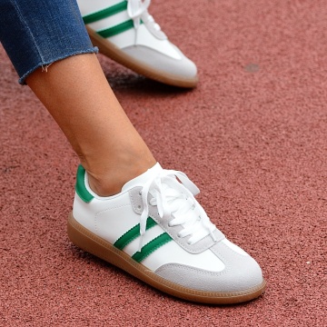 Adidasi Dama Simba Alb/Verde- Need 4 Shoes