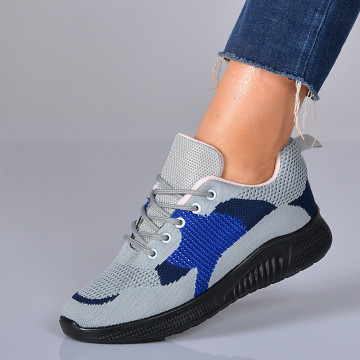Adidasi dama Tili Gri/Albastru- Need 4 Shoes