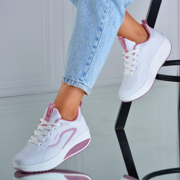Adidasi Dama Zena 12 Alb/Roz- Need 4 Shoes