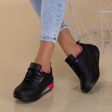 Adidasi dama Zena 7 Negru/Roz - Need 4 Shoes