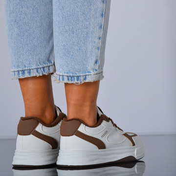 Adidasi Lesly Alb/Maro- Need 4 Shoes