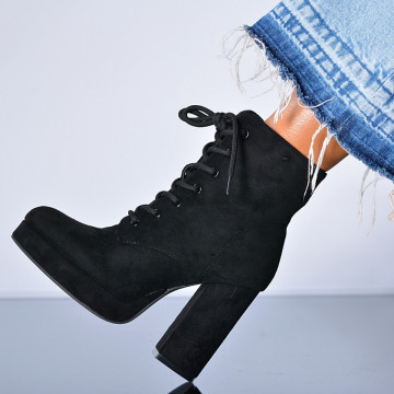 Botine Glena Negre - Need 4 Shoes