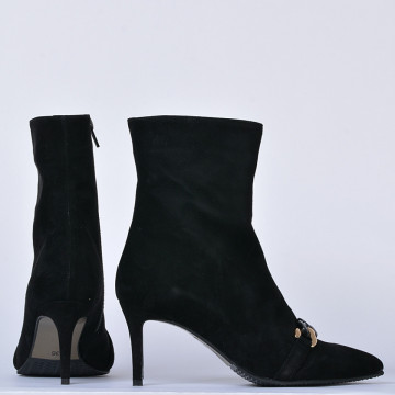 Botine Piele Naturala Danielle Negre- Need 4 Shoes