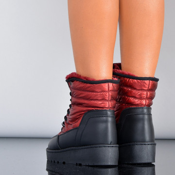 Cizme Dama Imblanite Bertina Bordo- Need 4 Shoes