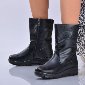 Cizme Dama Imblanite Marcela Negre - Need 4 Shoes