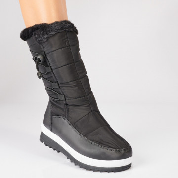 Cizme Dama Imblanite Miranda 2 Negre - Need 4 Shoes