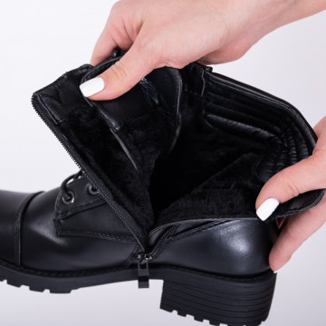 Ghete dama imblanite Adria Negre - Need 4 Shoes