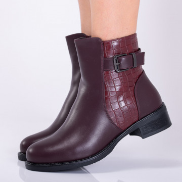 Ghete Dama Imblanite Celestia Bordo - Need 4 Shoes