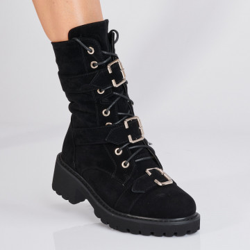 Ghete Dama Imblanite Elvira 2 Negre-Need 4 Shoes