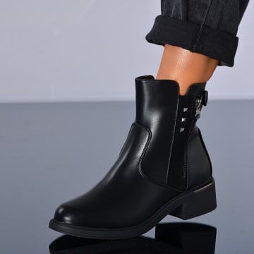 Ghete Dama Imblanite Milena Negre - Need 4 Shoes