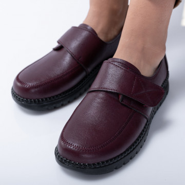 Pantofi Casual Dama Valeria Bordo- Need 4 Shoes