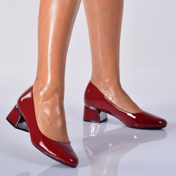 Pantofi Cu Toc Dama Nadia Bordo- Need 4 Shoes