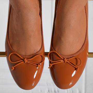 Pantofi Cu Toc Dama Odelina Camel