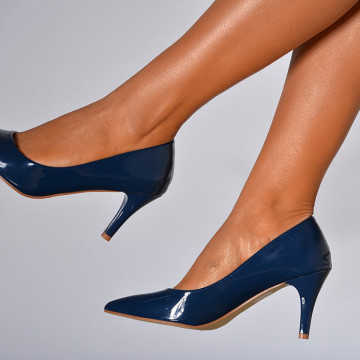 Pantofi Cu Toc Dama Rossy Navy- Need 4 Shoes