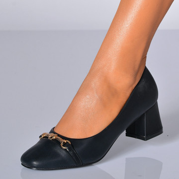 Pantofi Cu Toc Dama Zendra Negri- Need 4 Shoes