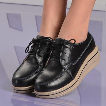 Pantofi Dama Piele Naturala Corso Negri - Need 4 Shoes