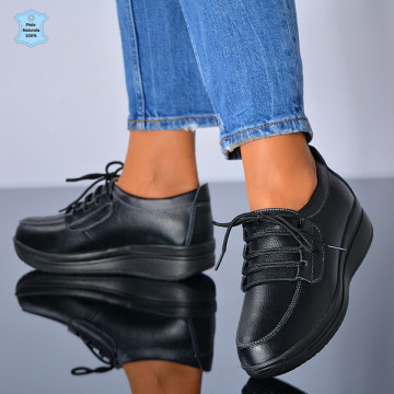 Pantofi Dama Piele Naturala Santa Negri- Need 4 Shoes