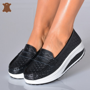 Pantofi Dama Piele Naturala Zena7 Negri- Need 4 Shoes 