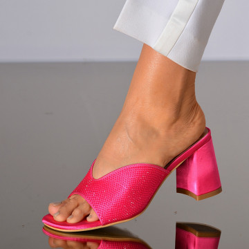 Papuci Cu Toc Pandora Fuchsia- Need 4 Shoes