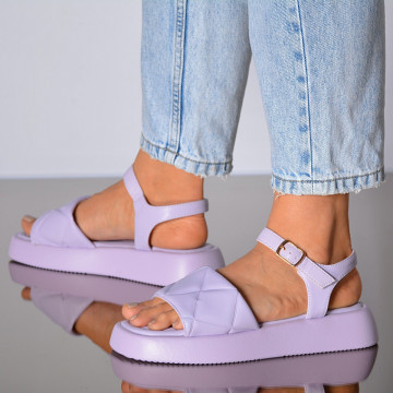 Sandale Cu Platforma Natasha Mov- Need 4 Shoes