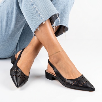 Sandale Dama Coralia Negre