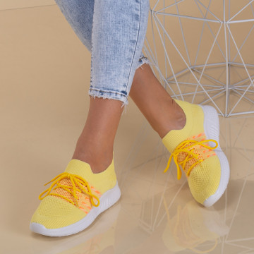 Adidasi dama Alexa Galbeni - Need 4 Shoes