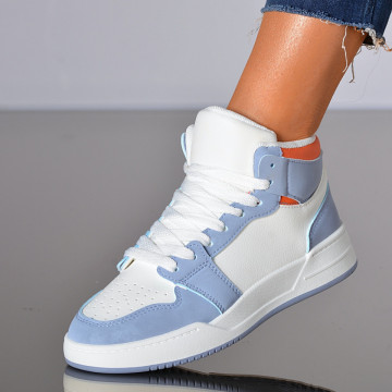 Adidasi Dama Judy Alb/Albastru- Need 4 Shoes