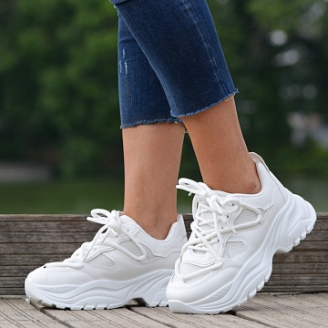 Adidasi Dama Palmer Albi- Need 4 Shoes